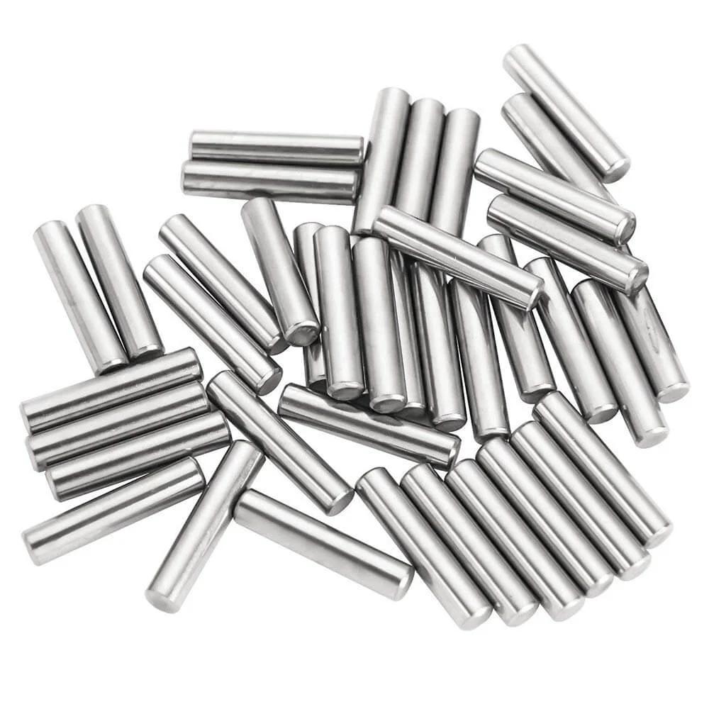 100 Pieces 3mm x 18mm Stainless Steel Dowel Pins For Shelf Support And ...