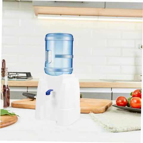 Portable Cold Water Dispenser For Countertop Space Saving Mini Water Cooler on a kitchen countertop