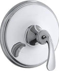Forte Thermo Control Valve Trim For Shower Faucets Easy Install No-Hassle Upgrade With Temperature Control and Durable Build, chrome