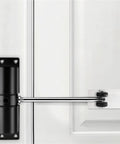 Silent Invisible Door Closer Kit For Home White Automatic Hinge Self Closing Low Noise Household Door Closer Mute Action Easy Install