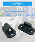 2 Pack Sun Visor Retainer Clips For Freightliner Cascadia 2009 Through 2020 And Freightliner M2 106 2008 Through 2022 Replacement Sunshade Clamp Supports with truck background