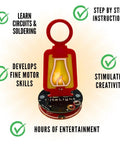 DIY Soldering NiteLight Lantern Maker Kit For Students And Adults Get Hands On Circuits, Solder Skills, And STEM Projects
