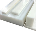 White Acetal POM Plastic Bar Sheet Plate 1x1x20 Inch Pro Grade Tough For Machining DIY Projects Saw Cut From Larger Plates Oversized On All Dimensions