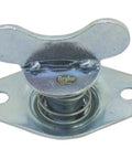 Hassle Free Quarter Turn Winged Fasteners With Self Ejecting Design And Spring Loaded Grip For No Sweat Sheet Metal Panel And Car Door Easy Swap 5 Pack, silver fastener with spring-loaded grip.
