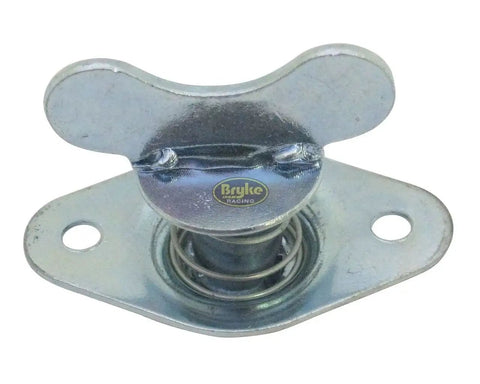 Hassle Free Quarter Turn Winged Fasteners With Self Ejecting Design And Spring Loaded Grip For No Sweat Sheet Metal Panel And Car Door Easy Swap 5 Pack, silver fastener with spring-loaded grip.