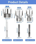 Heavy Duty Water Pipe Thread Cutter For 1/2 Inch 3/4 Inch And 1 Inch Pvc Ppr Pipes, precise alloy steel tool dimensions.