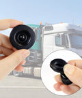 Close-up of hand holding 4 Pack Trailer Hub Dust Caps Rubber Grease Plugs For Ez Lube Style Hubs 85 1 Cap Camper Trailer Wheel Caps