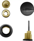Keyed Alike Front Door Lock Set With Deadbolt And Knob, Oil Bronze Finish, 5 Pack, Single Cylinder Exterior Door Hardware components