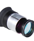 Close-up of 1.25 Inch Plossl Eyepiece 4mm Fully Multi Coated, 4 Element Optics in All Metal Construction with threaded filter view