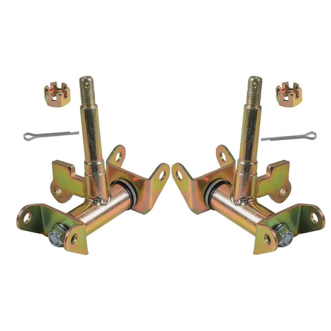 Heavy Duty Steering Knuckle Set For ATV Go Kart Quad Front Left And Right Spindles For 50cc To 250cc Drum Brake Rigs Steel Built