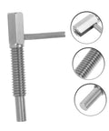 Top Notch Stainless Steel Retractable Plunger Pin Spring Return Action for Shop Tools, detailed view of pin design.