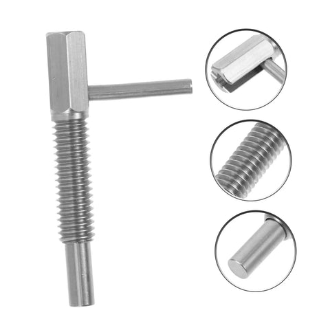 Top Notch Stainless Steel Retractable Plunger Pin Spring Return Action for Shop Tools, detailed view of pin design.
