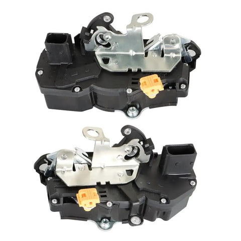 Solid Door Lock Actuator For Front Left Or Right Fits Caddy Escalade Tahoe 2007 To 2014 Chevy Avalanche Impala, black plastic and metal