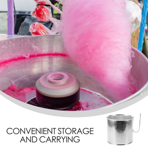 Sturdy Secure Fixing Ring For Cotton Candy Machine Packing Bucket Pro Grade Heavy Duty Durable Home And Commercial Use Accessory Keeps Bucket Stable And Prevents Slips During Candy Production And Packaging, silver ring on cotton candy machine
