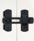 3 Pack Flip Latch Gate Latches Matte Black Safety Door Lock Built Tough For Barn Doors Wood Fence Sliding French Doors Gate Hardware