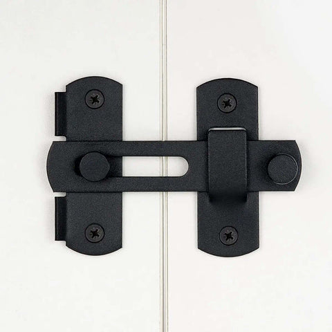 3 Pack Flip Latch Gate Latches Matte Black Safety Door Lock Built Tough For Barn Doors Wood Fence Sliding French Doors Gate Hardware