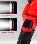 Cordless LED Work Light 2500 Lumens With Three Heads 2 Modes Milwaukee 18V Compatible No Battery Included Portable Inspection Light