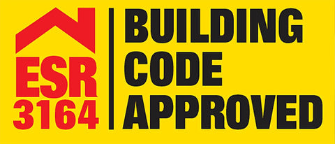 Building code approval sign for TimberTite Landscape Screws Beefy Steel Fasteners For Outdoor Wood Projects Deck Framing Retaining Walls