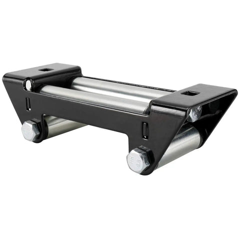 Winch Roller Fairlead 6 Inch Mount For Steel Cable ATV UTV Winches, 4000 To 5500 Lbs Capacity, CNC Machined Steel Frame
