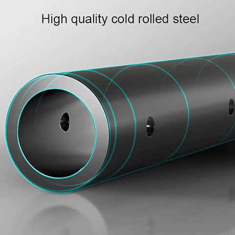 Close-up of high quality cold rolled steel component for Straight Up Solid Rolling TV Cart With Height Adjustable Monitor Arms.