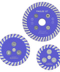 Mini Diamond Saw Blades Set 40mm 50mm 75mm For Stone Granite Carving And Easy, Precise Cutting Turbo Disc With 5/8-11 Thread