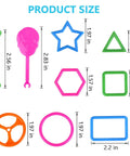 1054 Pieces Building Blocks Set For Creative STEM Learning Interlocking Construction Toy Kit For Kids shape measurements