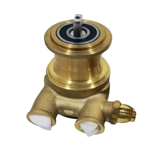 Heavy Duty Positive Displacement Rotary Vane Pump Built Tough For Smooth Industrial Circulation And Zero Drama Self Priming With Silent Flow And Auto Guard close-up view of brass housing with pressure relief outlet