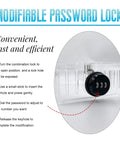 Thermostat Lock Box With Combination Lock Clear Wall Guard Fits Most 6.5 By 4.6 By 2.1 Inch Thermostats Or Smaller White 2 Pack