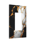 Fresh Black Gold Marble Decorative Outlet Covers And Single GFCI Switch Plates One Gang Rocker Wall Accents, stylish wall plate.