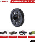49T 0.5 Mod CNC Spur Gear Upgrade For Typhon Granite Mojave And Losi RC Cars, compatible models shown, beefed up strength for scales