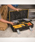 Large Tough System Tool Box With Water Seal And IP65 Rated Dust Resistant Portable Chest for organized storage