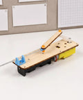 Knockout Classroom Demo Machine Featuring Slick Electric Reciprocating Linkage Model Linear Motion Apparatus Mechanical Demonstration Setup With Adjustable Stroke Iron Shaft Built Rock Solid, showing the apparatus on a lab bench.