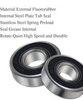 Built Tough Front Load Washer Bearing And Tub Seal Repair Kit Compatible With Lg And Kenmore smooths clunky spins, showing two durable steel bearings.
