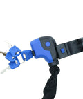 Heavy Duty 900mm Bike Chain Lock With 6mm Links Cloth Sleeve For Paint Protection 360 Degree Rotating Lock Head and Spare Keys