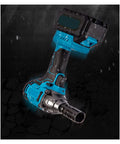 Cordless brushless impact wrench for auto repair with 400Nm torque, designed to knock out stubborn fasteners effortlessly.