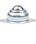 10 Pack Ball Wheel Casters Galvanized Carbon Steel Heavy Duty Roller Balls with metal ball bearing for smooth 360 degree swivel.