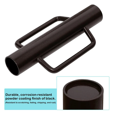 Beefy Heavy Duty Fence Post Driver With Two Handles Steel Head 16.8 Inch T Post Rammer Brown Post Pounder for Easy Driving