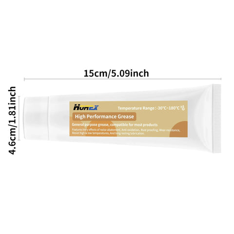 Tube of Horex Hammer Drill Grease 50g, Power Tool Lubricant Anti Seize Squeak Prevention Rust Protection for rotary bits and motors.