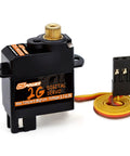 Two Pack 2G Micro Digital Servo With Metal Gear Coreless Motor For Airplanes Fixed Wing Planes Helicopters Boats Robots And RC Models JR254 Compatible, black casing and wiring