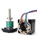 Driver Controller For Nema 8 Stepper Motor 1.4 Ncm 1.8 Degree Micro Stepping 28x28mm Frame 2 Phase 4 Wires 5x16mm Shaft CNC Machine Quiet Slick Precision, black 4-wire stepper