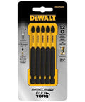 Five Pack 3.5 Inch Impact PH2 Phillips Bits For Impact Drivers, Durable And Easy To Use, Multi Color Set In Handy Case For Quick Grab