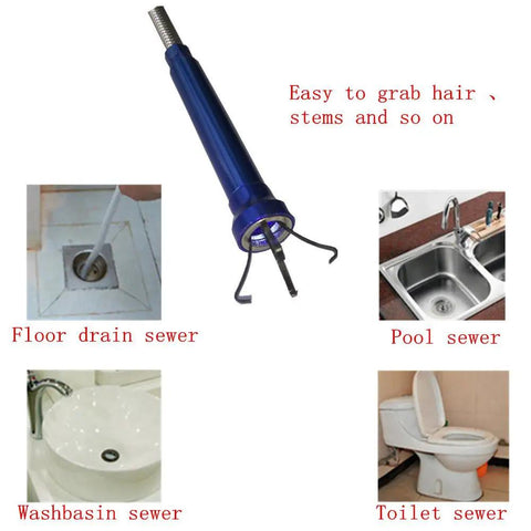 Magnetic Pickup Tool With LED Light And Flexible 360 Degree Reach Four Claw Gripper For Mechanics And Reaching Tight Spots Under Furniture In Crevices And Drains