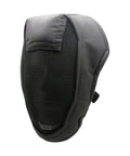 Rugged Fencing Face Shield With Ventilated Alloy Mesh Full Coverage Headgear For Outdoor Practice And Competition Steel Netting And Cloth Reinforcement Maximum Safety And Comfort For Serious Practice, side view