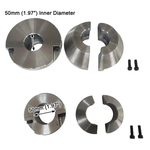 Centering Cone For Boring Bar, High Precision Line Boring Alignment Tool, 50mm Inner Diameter, 45 Carbon Steel, disassembled view