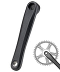Left Aluminum Alloy E Bike Crank Arm for BBS Motor Single Chain Replacement Part, exhibits lightweight durable design