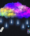 Epic 1.2m Cloud Rain Lightning Light Kit With USB Power, App Control, 360 Degree Wireless Remote, and Colorful Raindrop LEDs