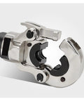Heavy Duty Hydraulic Pipe Crimping Tool For Fast Leak Proof Plumbing Repairs, Easy Operation, Large Piston Diameter, Durable Abrasion Resistant Jaws, Non Slip Handle, Versatile For Copper PVC And Stainless Tubing close-up of crimping jaws
