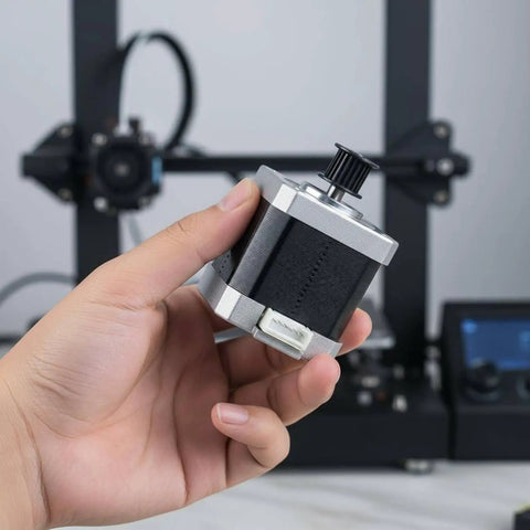Z Axis Stepper Motor For 3D Printer Upgrade Replacement Part Beefed Up Metal Drive For Smooth Vertical Movement Reliable Printer Repair Quiet Accurate Motion Control, hand-held