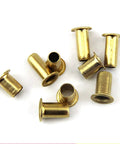 Mixed Size Copper Hollow Rivets For Circuit Boards Kit M0.9 M1.3 M1.5 M1.7 Inch DIY Friendly PCB Fasteners
