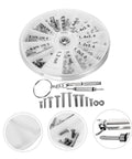 Two Pack Eyeglass Repair Kit With Screws And Screwdriver In A Grab And Go Compact Storage Case for Quick Glasses Sunglasses Watches Repairs